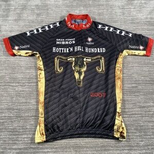 Nalini Cycling Jersey Mens XL Black Hotter'n Hell Hundred 2007 HH100 Italy